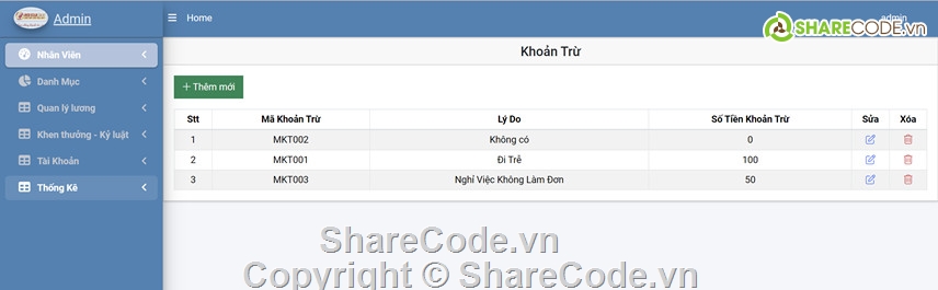 code web,NET,báo cáo,quản lý nhân viên,mvc asp.net,nhân sự