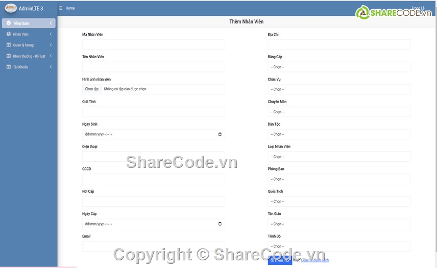 code web,NET,báo cáo,quản lý nhân viên,mvc asp.net,nhân sự