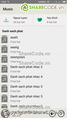 Full code+ báo cáo app nghe nhạc,app nghe nhạc offline,ứng dụng android,nền tảng java