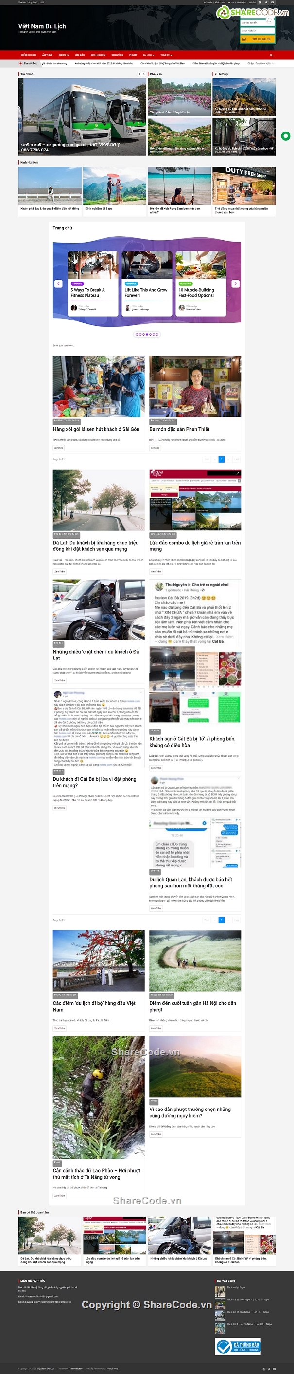 code du lịch,code web blog tin tức,code web tin tức du lịch,code web du lịch