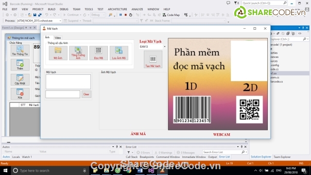 mã nguồn đọc mã vạch,đọc mã vạch bằng máy,mã vạch c#,tạo mã qr,code đọc mã vạch,barcode scanner