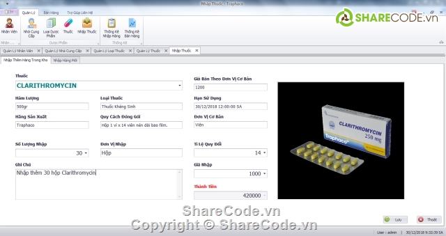 quản lý hiệu thuốc,quản lý nhà thuốc C#,quản lý nhà thuốc,phần mềm quản lý,quản lý,quan ly