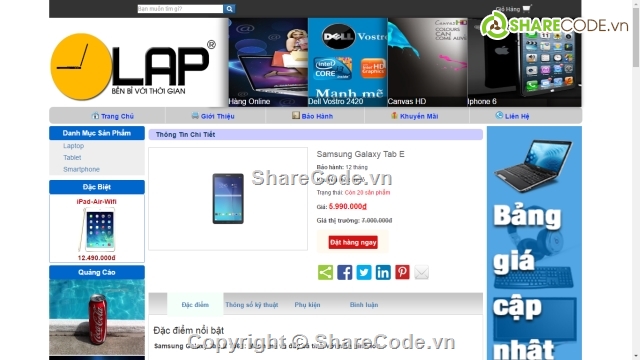Đồ án web PHP,báo cáo đồ án,website bán hàng,bán hàng điện tử,web bán điện tử