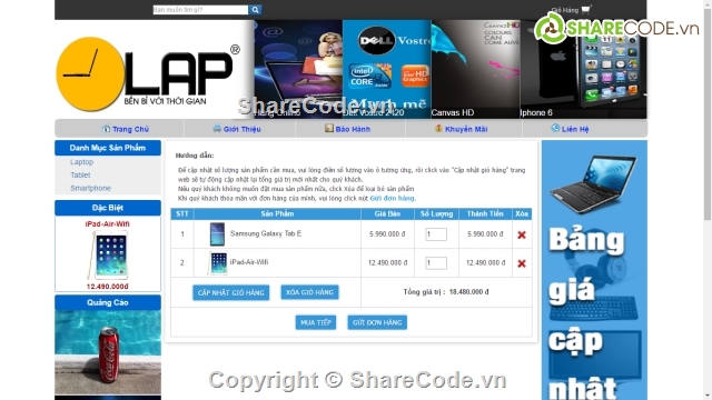 Đồ án web PHP,báo cáo đồ án,website bán hàng,bán hàng điện tử,web bán điện tử