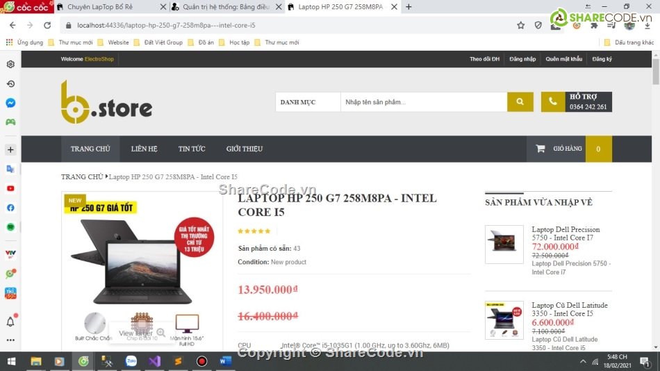 Website Bán Laptop,Code Website Bán Laptop,Website Bán Laptop ASP.NET MVC5,Code bán web laptop