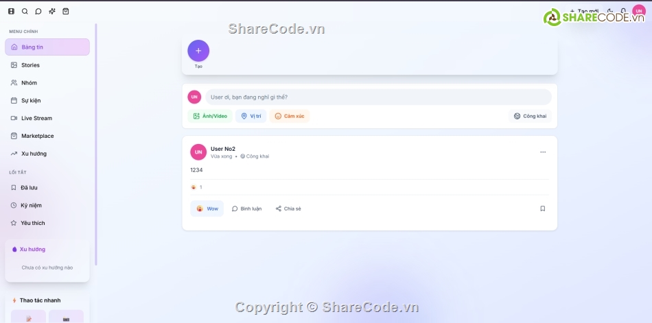 mạng xã hội,network social,nextjs,mongodb,socket,chat realtime