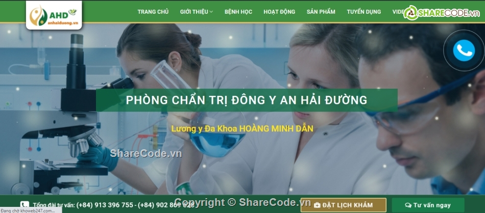 web phòng khám nha khoa,web công ty dược phẩm,web giới thiệu công ty,web phòng khám đông y,web giới thiệu các sản phẩm