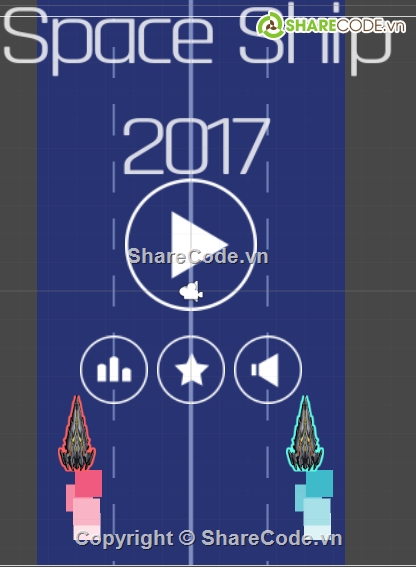 code game unity,code game unity 2017,SpaceShip 2017,code game