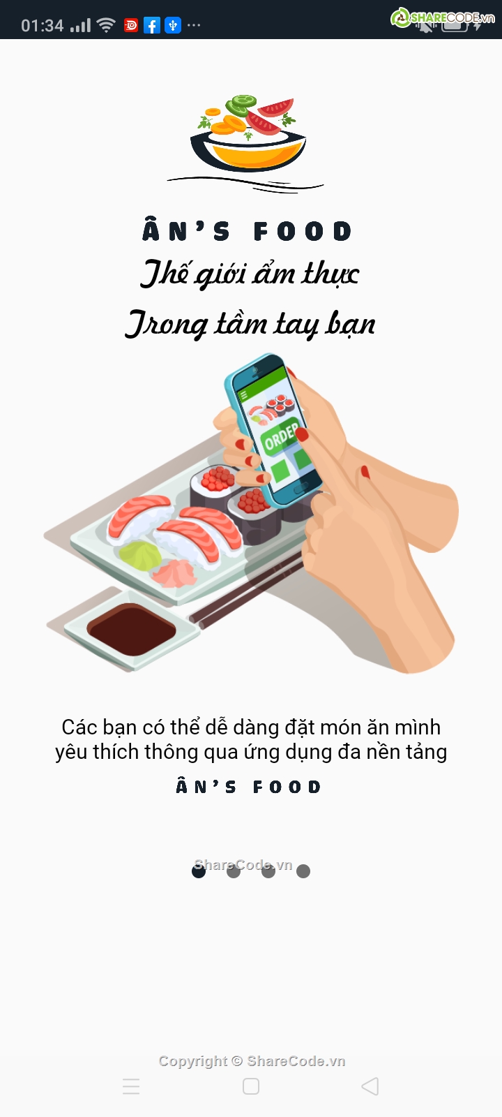 code dự án,android studio,app mobile android,Code Đặt hàng món ăn,Source đặt món ăn,code android món ăn