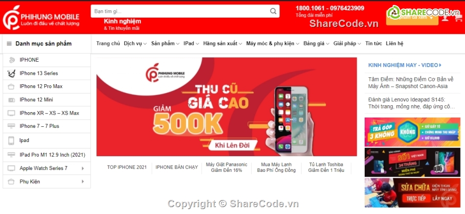 code website điện thoại đẹp,code web bán điện thoại,full code web bán điện thoại