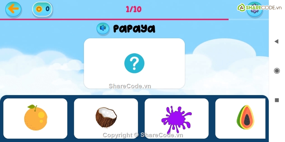 sharecode android học tiếng anh,code app học tiếng anh cho bé,Code ứng dụng học tiếng anh,Code app học tiếng Anh android