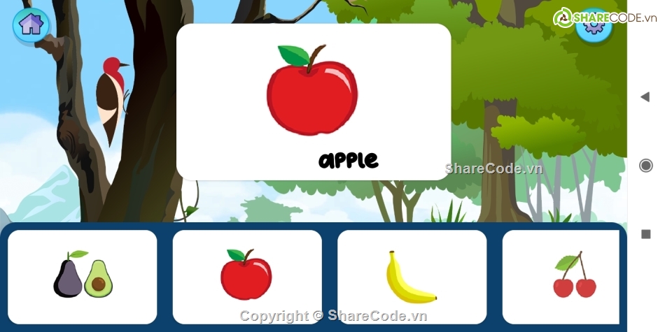 sharecode android học tiếng anh,code app học tiếng anh cho bé,Code ứng dụng học tiếng anh,Code app học tiếng Anh android