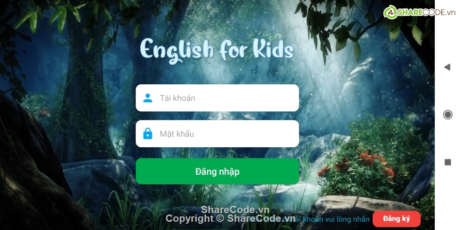 sharecode android học tiếng anh,code app học tiếng anh cho bé,Code ứng dụng học tiếng anh,Code app học tiếng Anh android