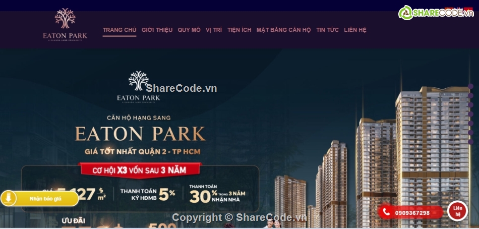 Source code web,code bất động sản,code landing page bất động sản