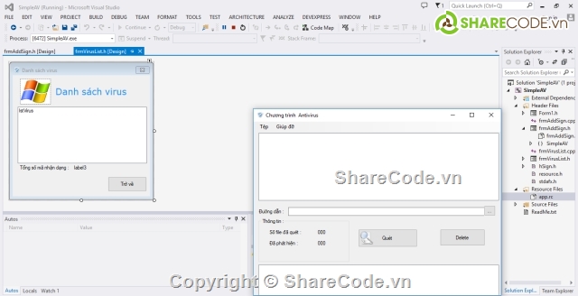 antivirus,code phần mềm Antivirus,Antivirus C#,phần mềm diệt virus