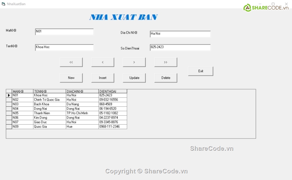 Quản lý sách,code phần mềm,code Visual Basic 6.0