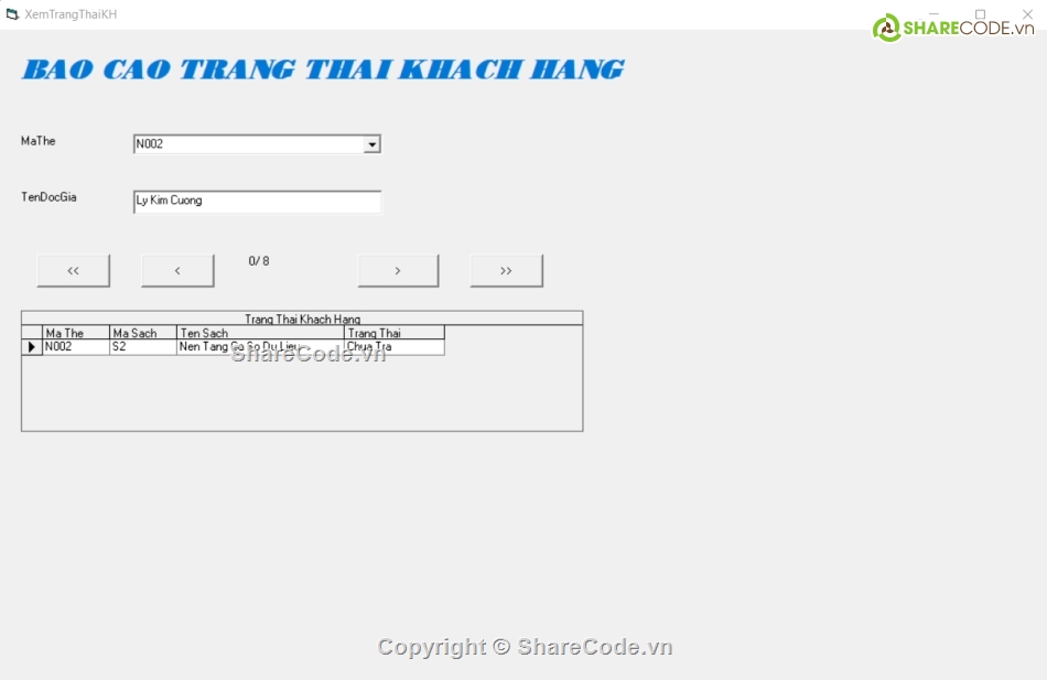 Quản lý sách,code phần mềm,code Visual Basic 6.0