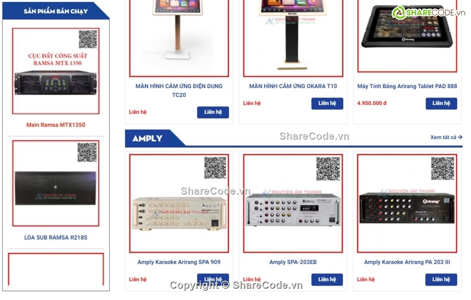 code web mobile,website dàn loa âm thanh,website âm thanh karaoke,website cung cấp dịch vụ loa,website tư vấn lắp đặt hệ thống âm thanh