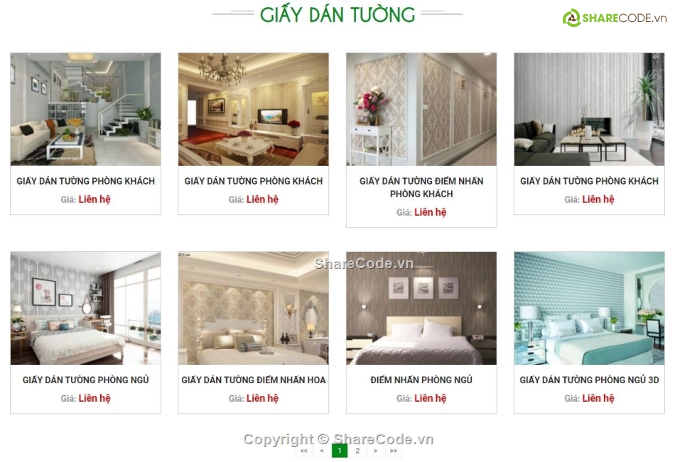 website nội thất,web nội thất full code php,code php website giấy dán tường,website bán giấy dán tường,website trang trí nội thất,full code website php