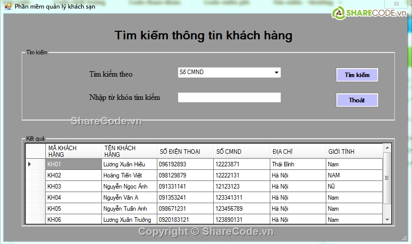 Quản lý khách sạn,đồ án c# quản lý khách sạn,quản lý khách sạn C#,quản lý khách sạn