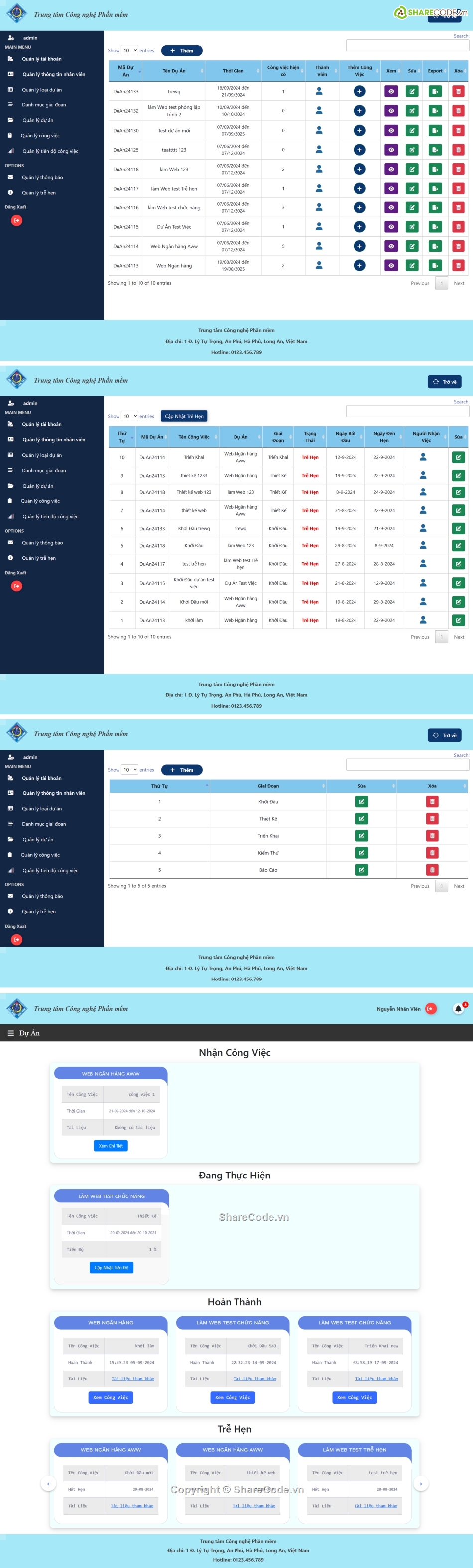 quản lý nhân sự,code quản lý nhân sự,Full code quản lý,phần mềm nhân sự,website quản lý nhân sự,quản lý dự án