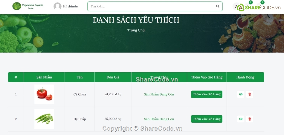 App Android bán thực phẩm,code Java bán thực phẩm,App hệ thống Vegetable