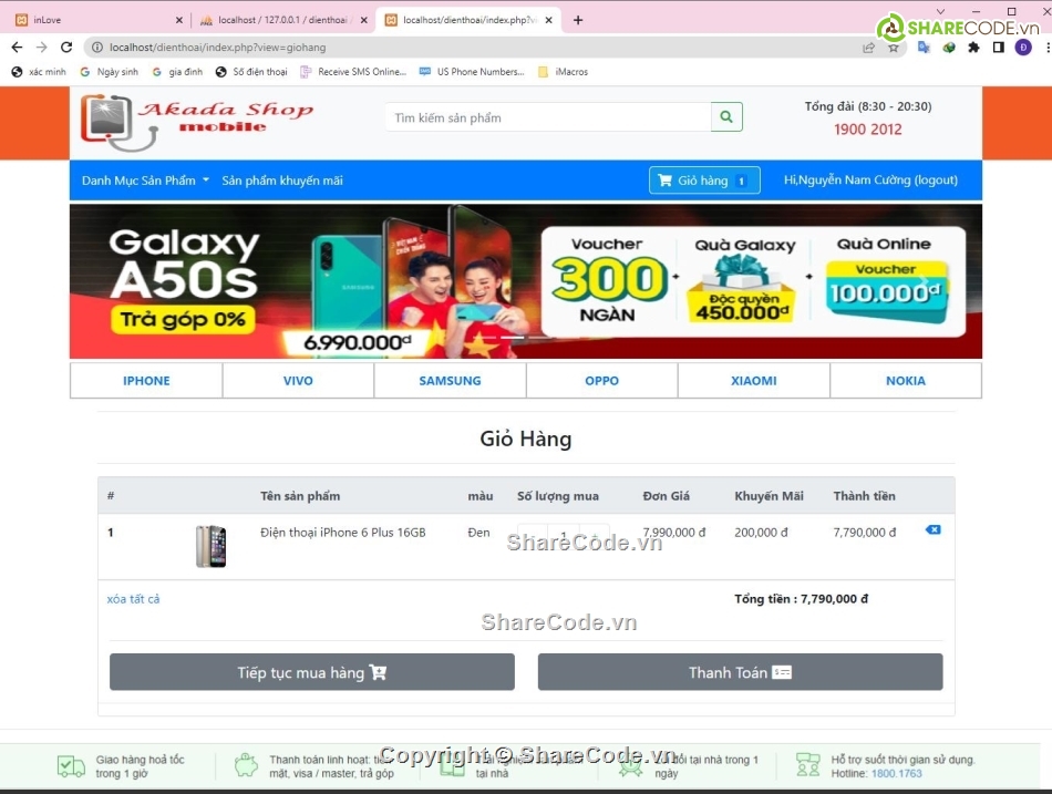 web bán điện thoại php,code web bán điện thoại,code website bán điện thoại,Codeweb bán điện thoại php