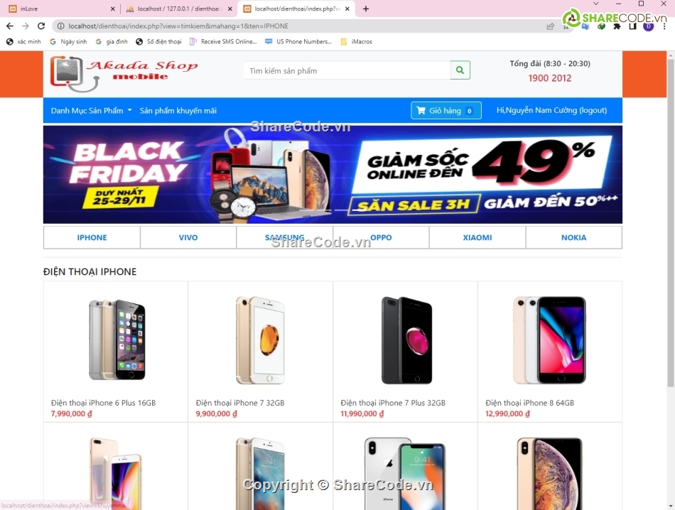 web bán điện thoại php,code web bán điện thoại,code website bán điện thoại,Codeweb bán điện thoại php