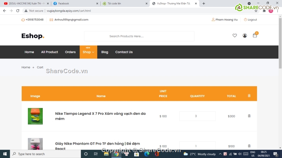 Web bán hàng,Web bán hàng online,Code web bán giày,đồ án web bán giày php,Code php thuần,bán code