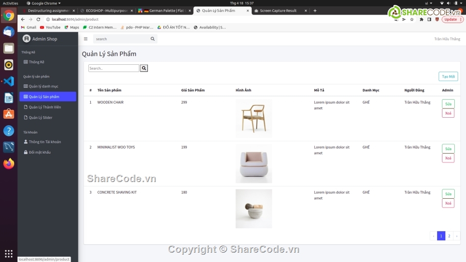 code website bán ghế php laravel,Code bán ghế laravel,web bán nội thất laravel vuejs,Code web bán bàn ghế