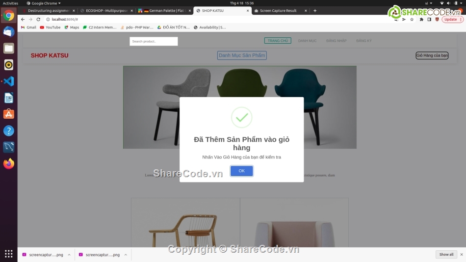 code website bán ghế php laravel,Code bán ghế laravel,web bán nội thất laravel vuejs,Code web bán bàn ghế