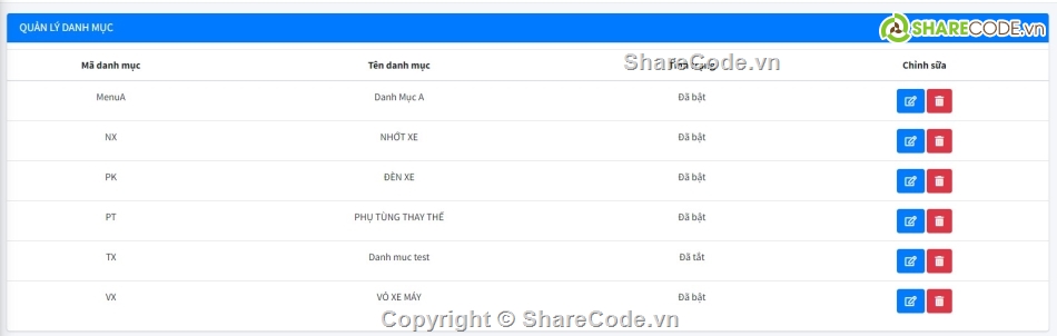 Web bán hàng laravel 8x,Web bán phụ tùng laravel,đồ án web bán hàng php,Codeweb bán phụ tùng xe,php,laravel