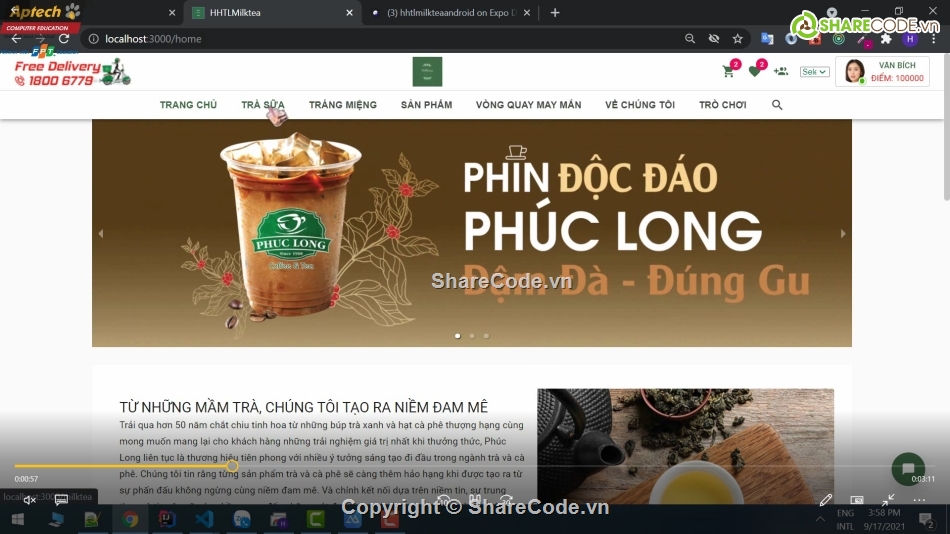 Code java web trà sữa,code web trà sữa,source code trà sữa