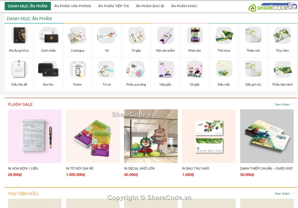 Full code web dịch vụ in ấn,Thiết kế bằng theme flatsome,mẫu code website bán hàng