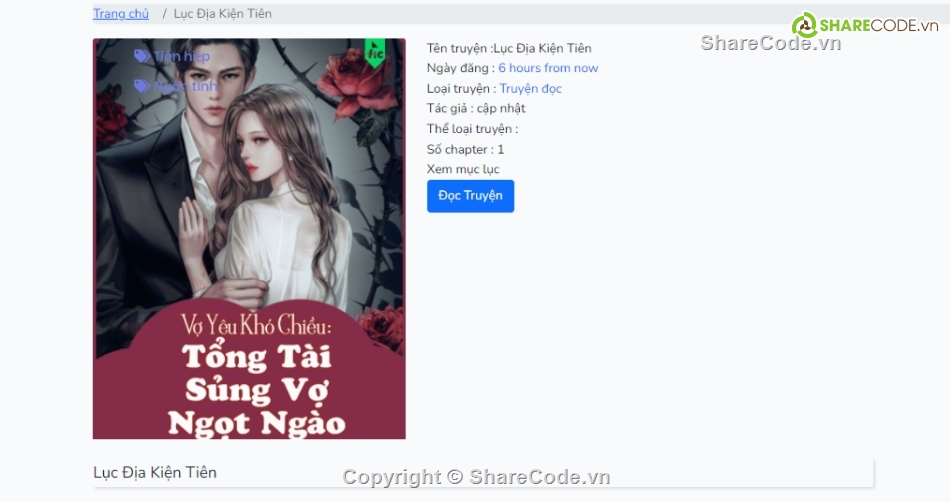 web truyện,web đọc truyện,đọc truyện,code web truyện laravel