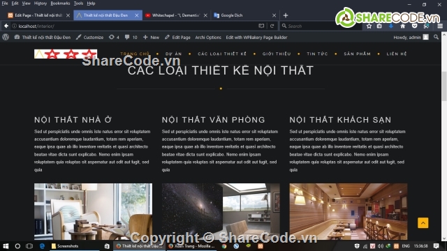 website nội thất,code nội thất,wordpress,website wordpress,website giới thiệu,web thiết kế nội thất