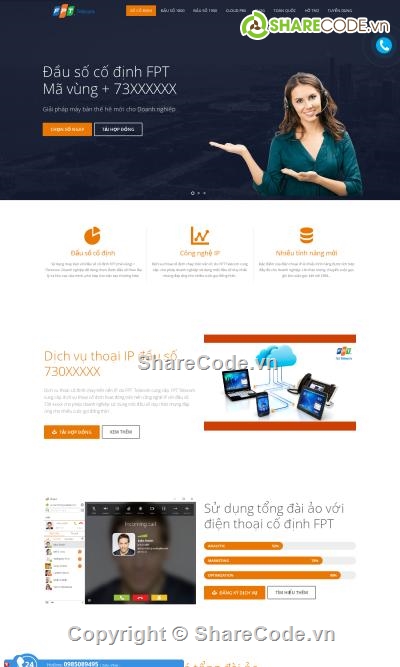 Web FPT,Web tổng đài,Website tổng đài FPT