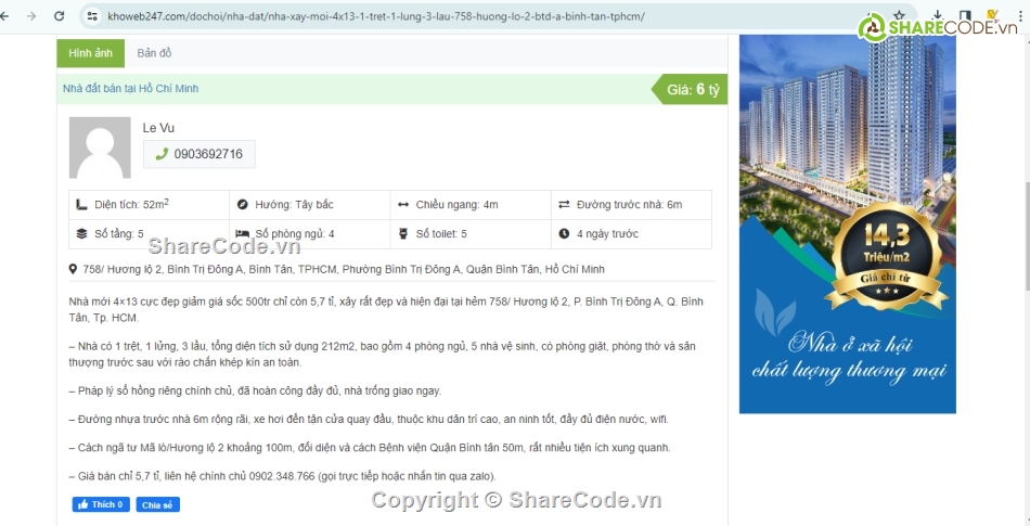 code bất động sản,chuyên nghiệp,đăng tin,web bất động sản,website công ty bất động sản