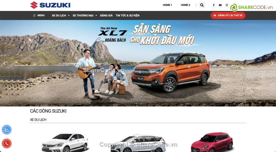 Website bán hàng,bán hàng ô tô,ô tô,Web ô tô,Website bán hàng ô tô,website suzuki