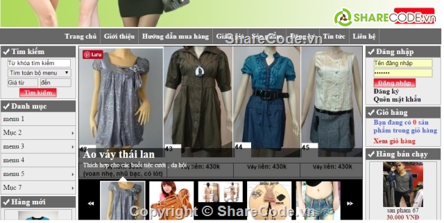 website bán hàng,đồ án web php,code website thời trang,shop thời trang,web bán quần áo