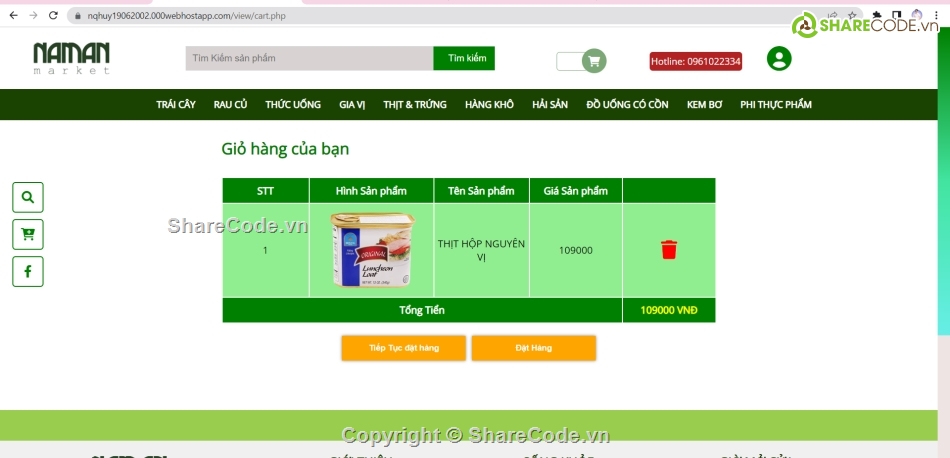 Code website bán  trái cây,Full code website bán trái cây,template website rau củ quả