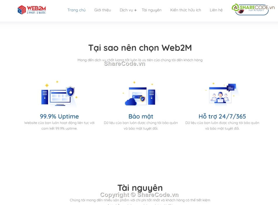 code web,website chuẩn SEO,hosting & domain,giao diện bán hosting