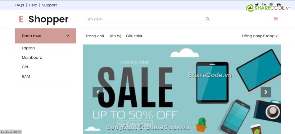 website bán linh kiện điện tử,asp.net mvc bán linh kiện,Code web bán linh kiện bootstrap,Code web bán linh kiện jquery-ajax
