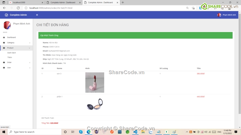 Web bán hàng NodeJS,full code web bán mỹ phẩm,code web bán mỹ phẩm,code web mỹ phẩm