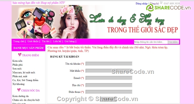 web mỹ phẩm,website mỹ phẩm,code web mỹ phẩm,web bán mỹ phẩm,shop mỹ phẩm,website bán mỹ phẩm đẹp
