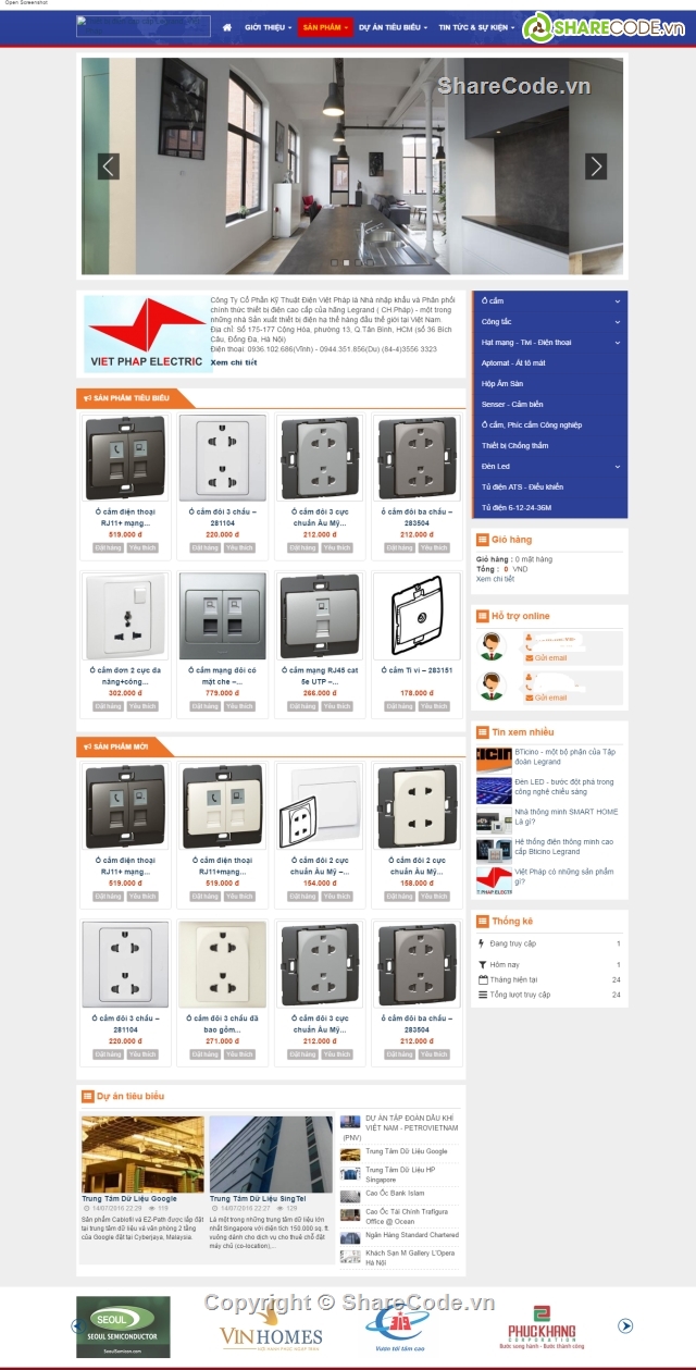 code thiết bị điên,web điện tử,web giới thiệu sản phẩm,web bán hàng