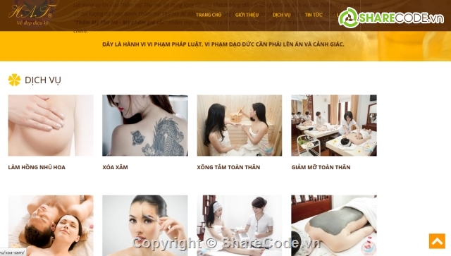 website spa,code web massage,code dịch vụ spa,web spa,web làm đẹp,code web làm đẹp,web thẩm mỹ viện