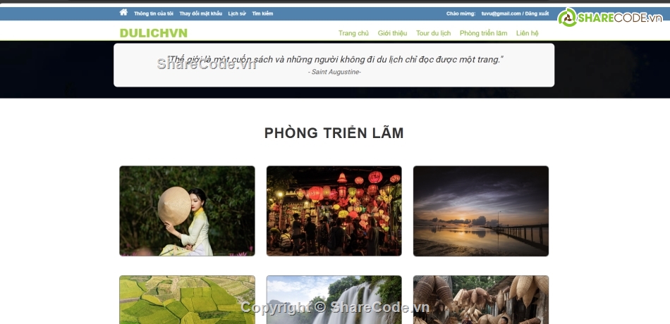 Web du lịch,php thuần,web php