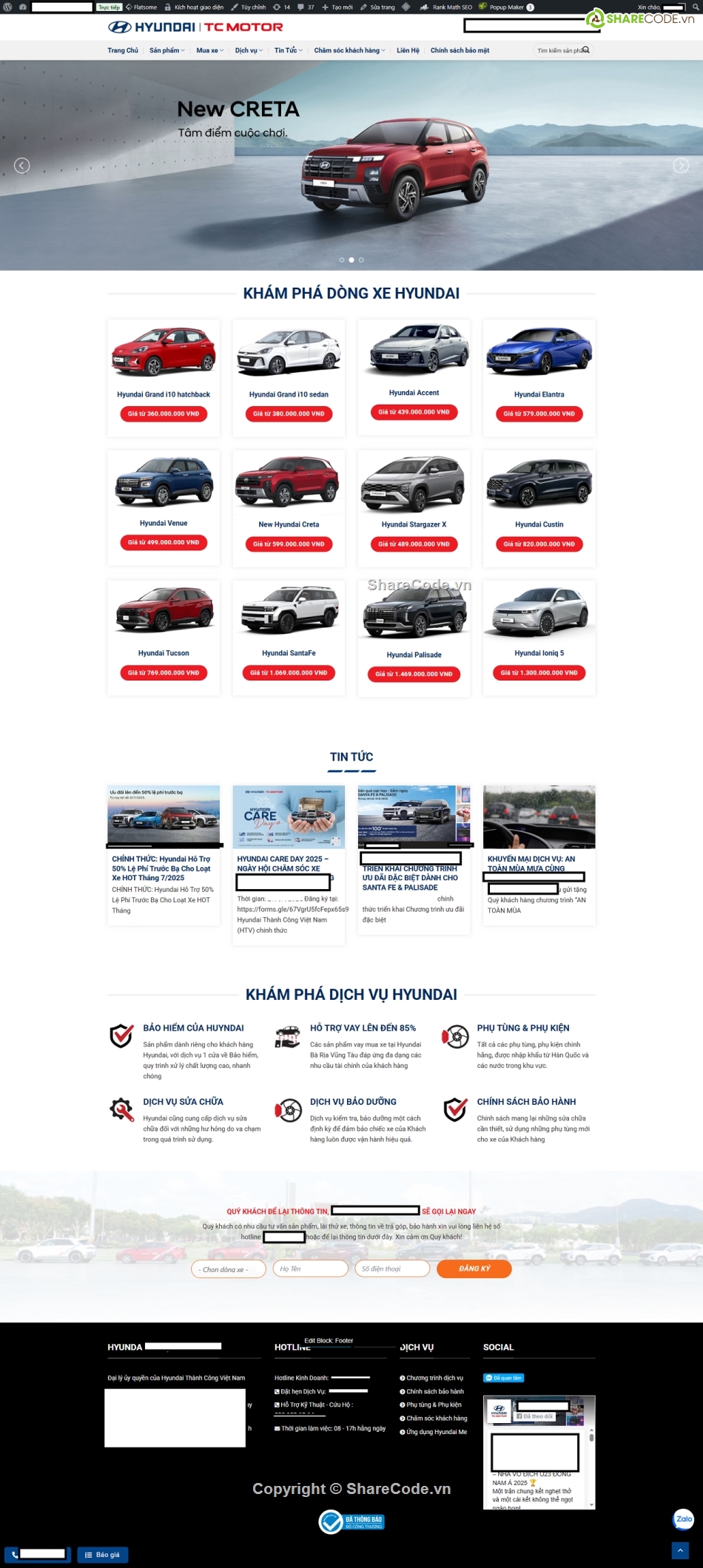 full code website kinh doanh ô tô Hyundai,source website ô tô hyundai,website bán xe ô tô Hyundai
