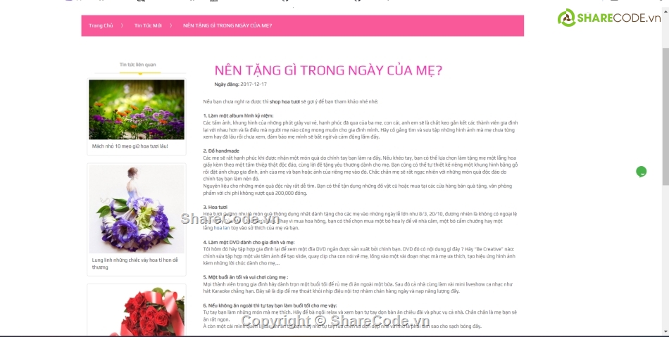 code quản lý cửa hàng,website mvc,OOP,website bán hoa